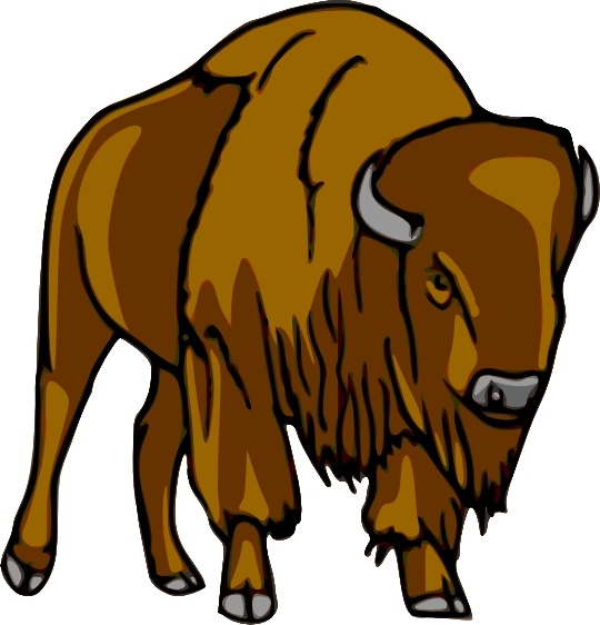 540x562 Bison Clip Art Free Vector In Open Office Drawing Svg ( Svg