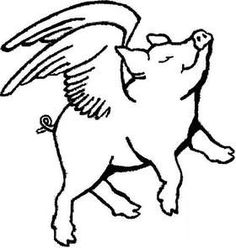 236x248 Cute Black And White Pig Clip Art Template