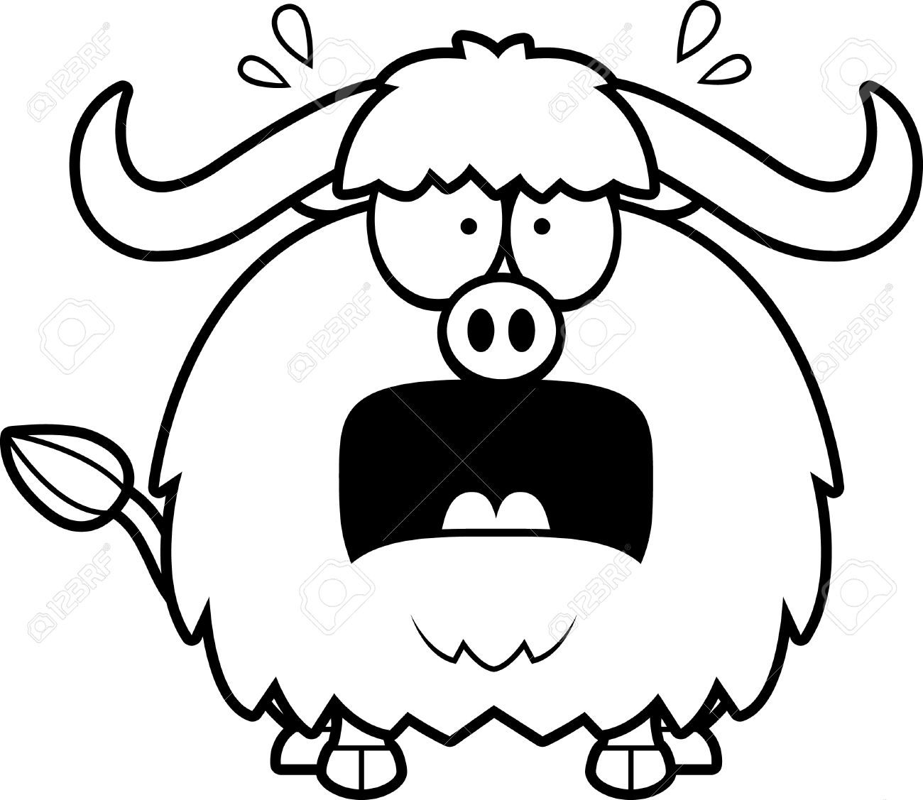 1300x1127 Yak Clipart