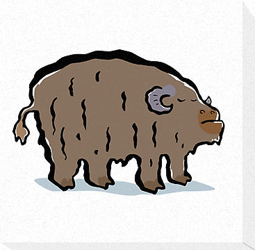 367x360 Ox Clipart