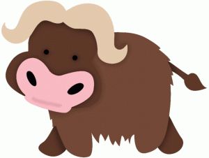 300x226 Baby Clipart Yak