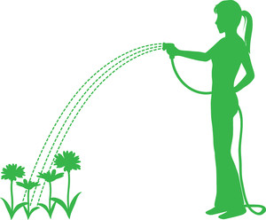300x248 Clipart Of Yard Sprinklers