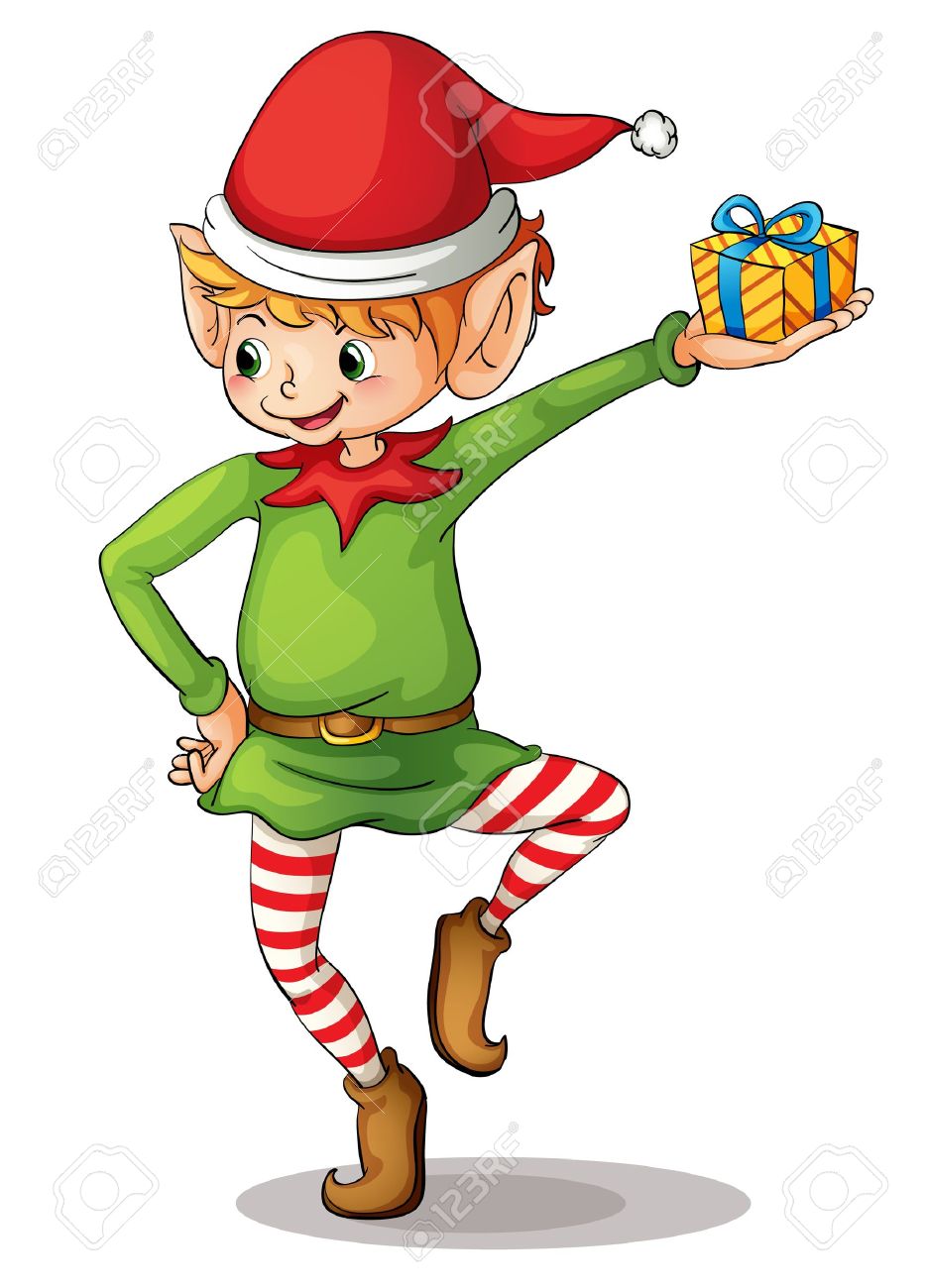 935x1300 Illustration Of A Christmas Elf Royalty Free Cliparts, Vectors