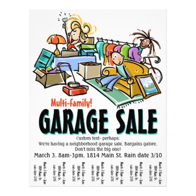 400x400 Yard Sale Flyer