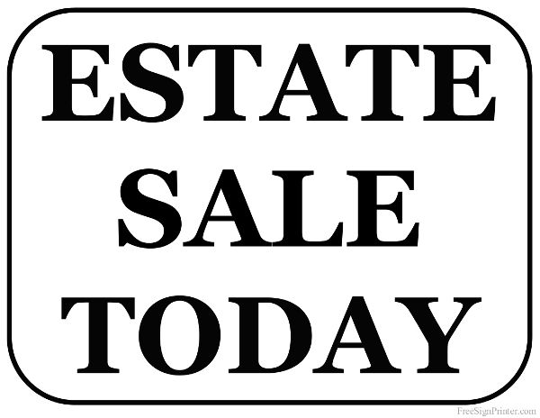 600x464 12 Best Estate Sale Signs Images Decor Ideas, Free