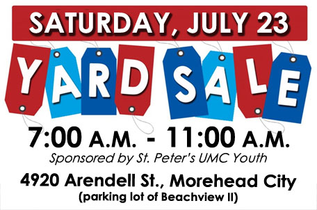 456x302 Youth Yard Sale St. Peter's United Methodist Church