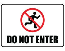 210x165 Printable Employees Only Sign Red Get Free Download Now Free