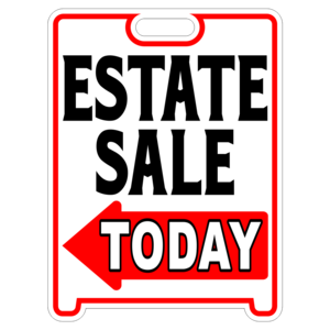 300x300 Yard Sale Sign Arrow Shaped With Frame Big Sale Free Shipping