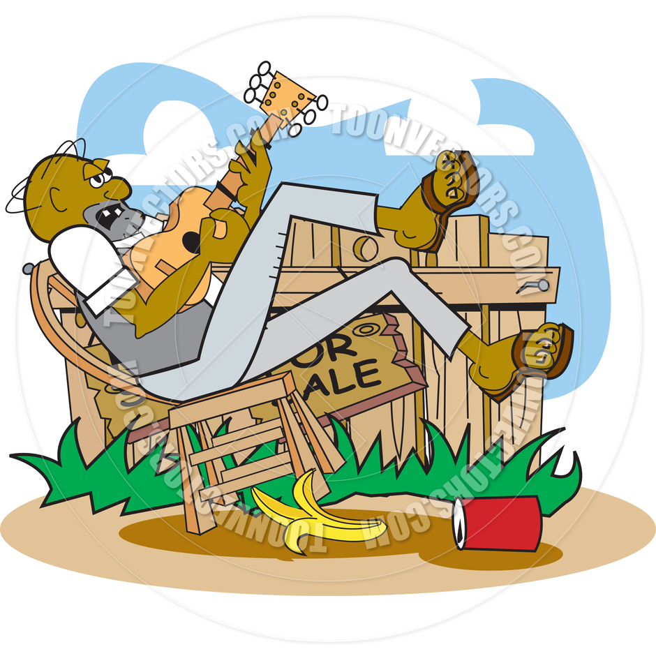 940x940 Cartoon Hillbilly Vector Illustration By Clip Art Guy Toon