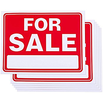 350x350 For Sale Signs 11 X 14 Inch