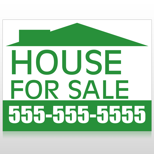 500x500 Real Estate Signs, Custom Real Estate Yard Signs, Open House Signs