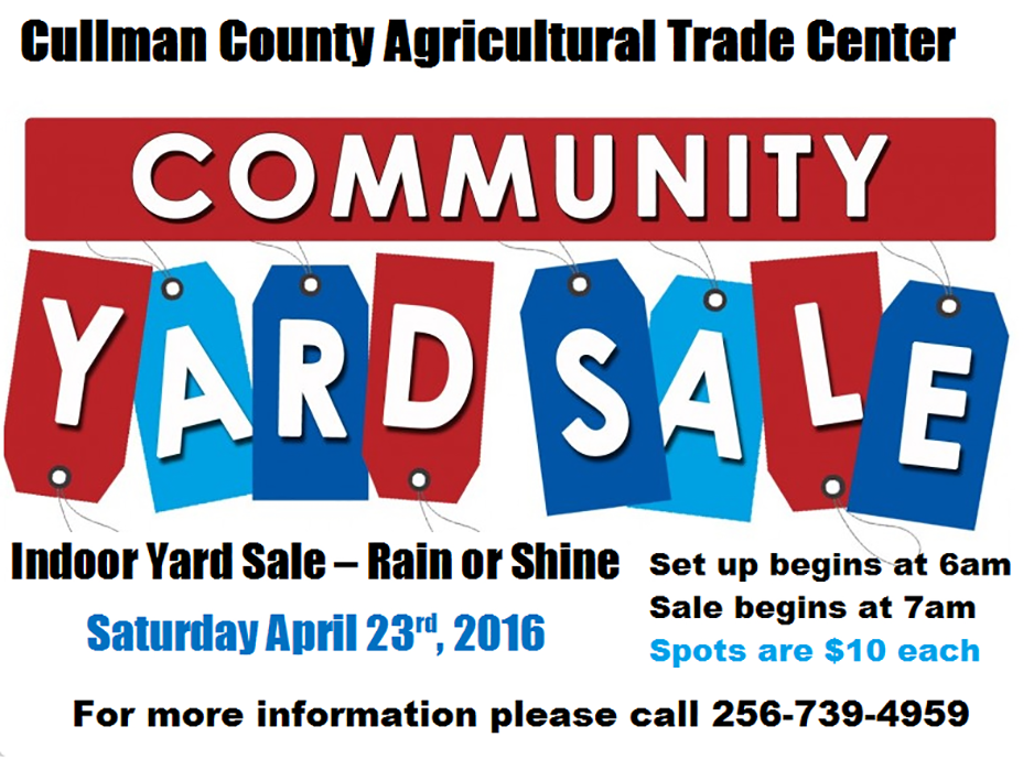 938x689 Cullman Community Indoor Yard Sale