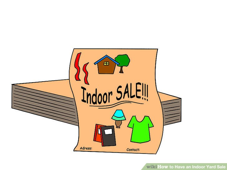 728x546 How To Have An Indoor Yard Sale 12 Steps (With Pictures)