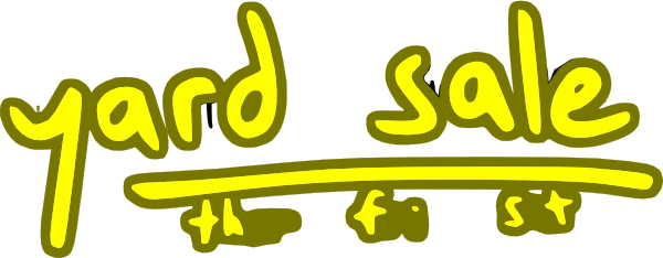 600x234 Yard Sale Clip Art Free Clipart