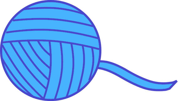 569x324 Yarn Ball Blue Clip Art Download
