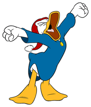 302x357 Yawn Donald Duck Clip Art Disney Galore