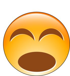 277x297 Yawning Simley Clip Art