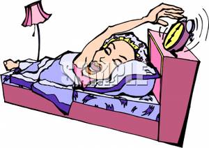 300x212 Picture A Woman Yawning And Turning Off Her Alarm Clock