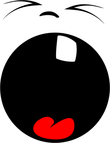 386x500 Yawning Face Public Domain Vectors