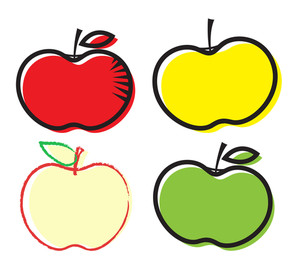 300x269 Yellow Apple Clipart Royalty Free Stock Image