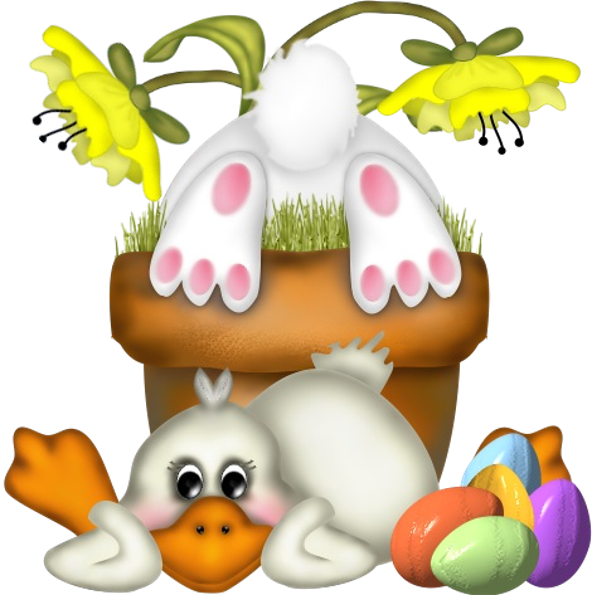 600x600 Images Are On A Transparent Background Baby Yellow Easter Cartoon
