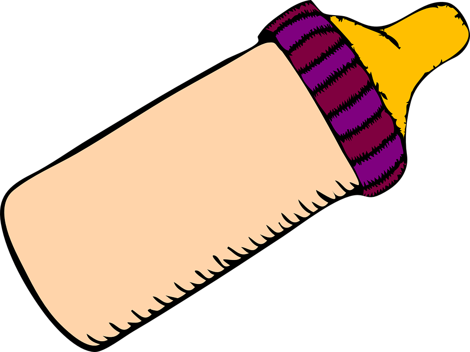960x719 Yellow Clipart Baby Bottle