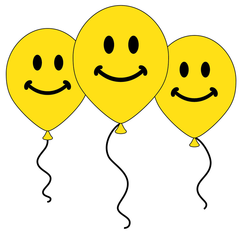 822x800 Smileys Clipart Balloon