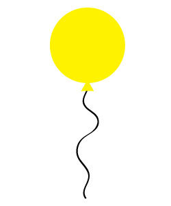 250x300 Yellow Balloon Clip Art Clipart Panda