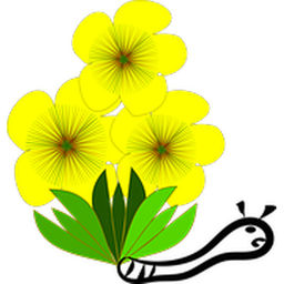 256x256 Plant Clipart Yellow Bell