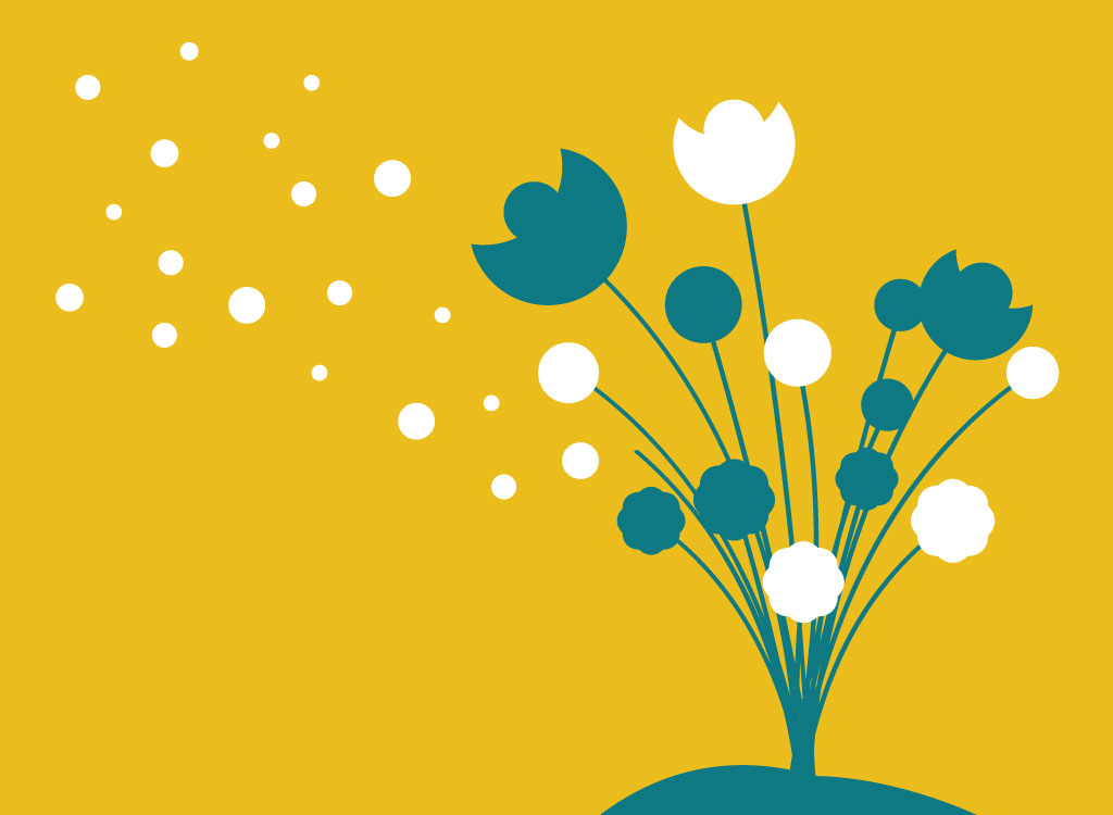 1024x750 Flower Silhouette Clipart