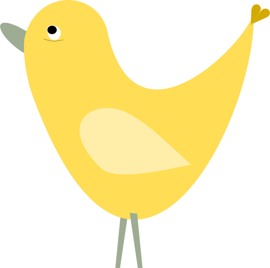 Yellow Bird Clipart | Free download on ClipArtMag