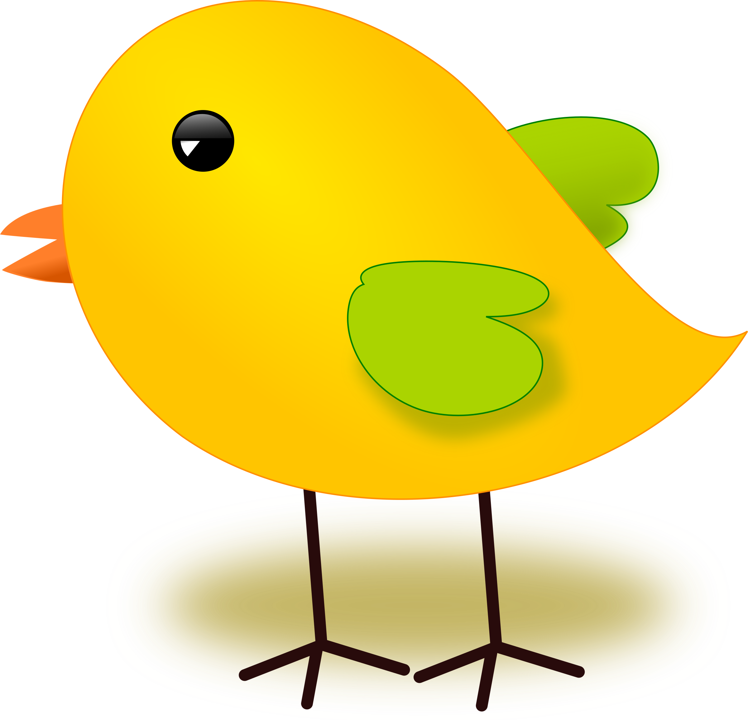 Yellow Bird Clipart | Free download on ClipArtMag