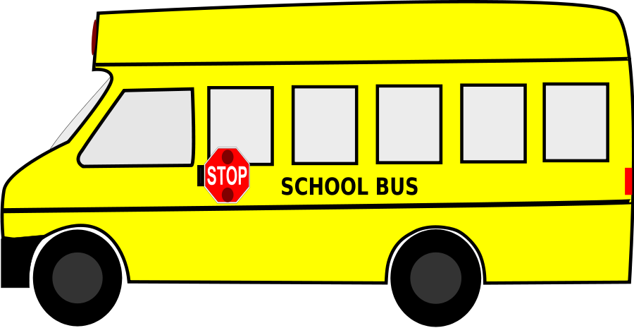 900x465 Bus Clipart Yellow Bus