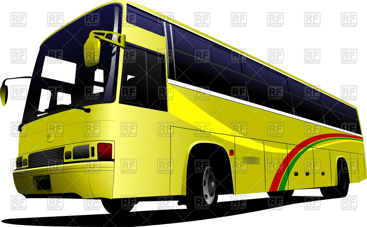 1200x743 Yellow Tourist Coach