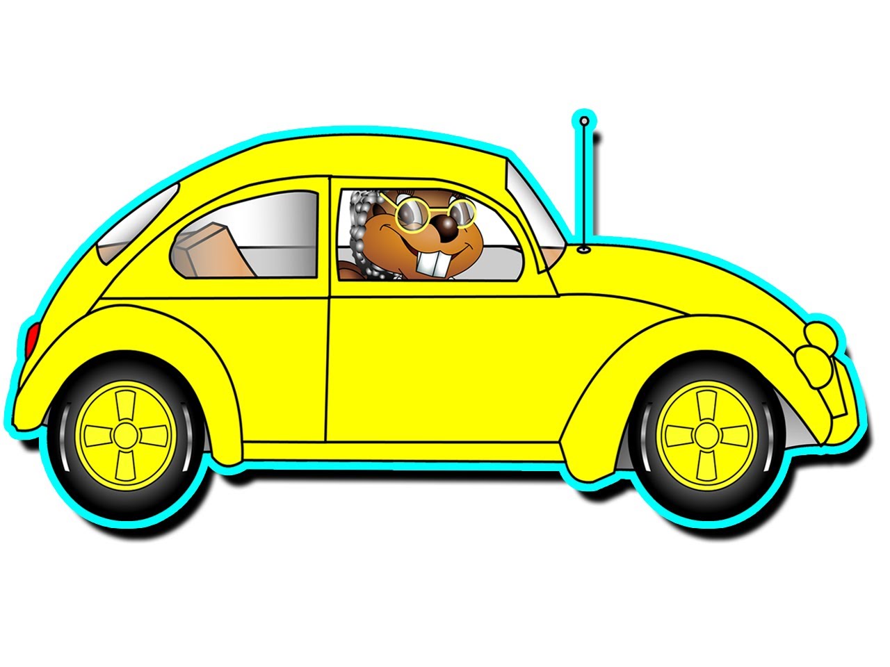 1280x960 Blue Car Clipart Yellow Car