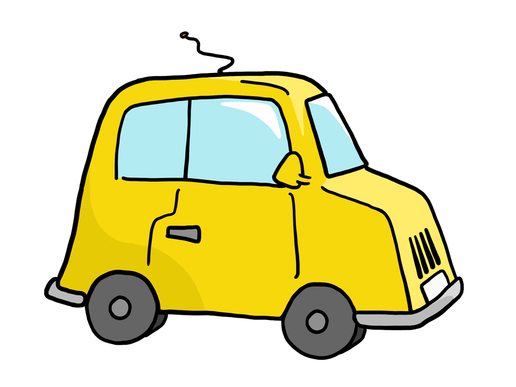 1024x768 Car Clipart Funny