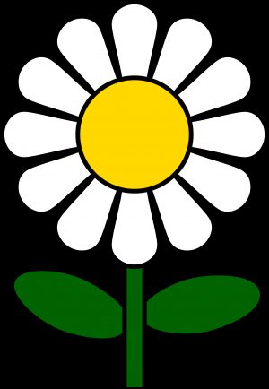 300x434 Daisy Clip Art