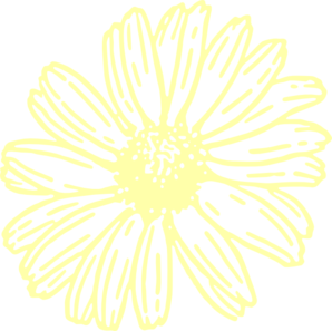 298x297 Yellow Daisy Clip Art
