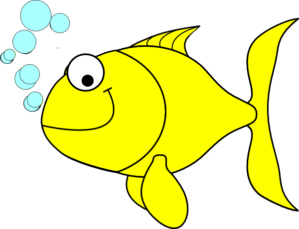 600x460 Tropical Fish Clipart Yellow Fish