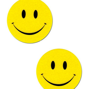 354x354 Shop Yellow Smiley Face On Wanelo