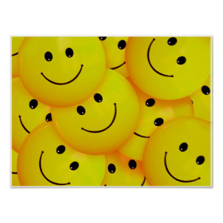 324x324 Yellow Smiley Face Posters Zazzle