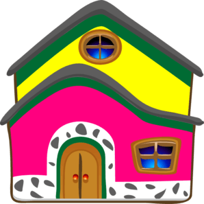 298x297 House Pink Cliparts