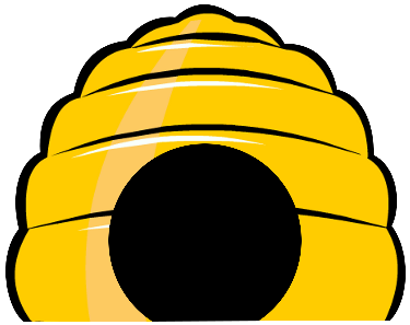 375x297 Bee Hive Clipart Bee House