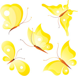 273x267 Yellow Butterfly Clip Art Free Vector Download (213,981 Free