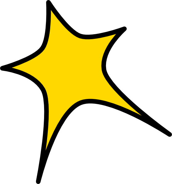 558x597 Yellow Star Clip Art