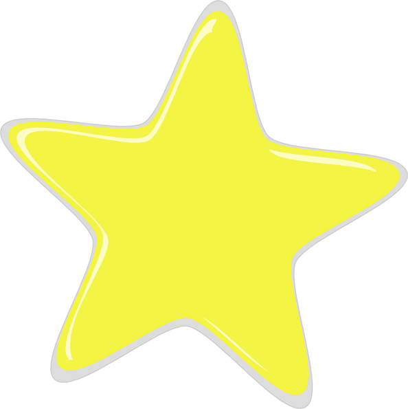 594x595 Free Yellow Stars Clipart Image