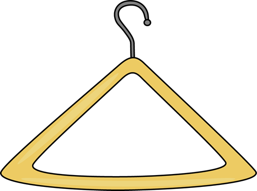 500x372 Yellow Hanger Clip Art