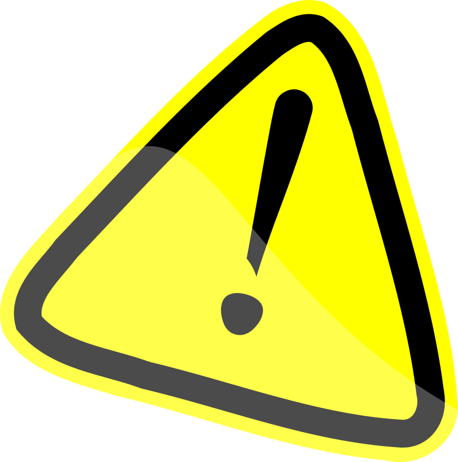 893x900 Caution Sign Clipart