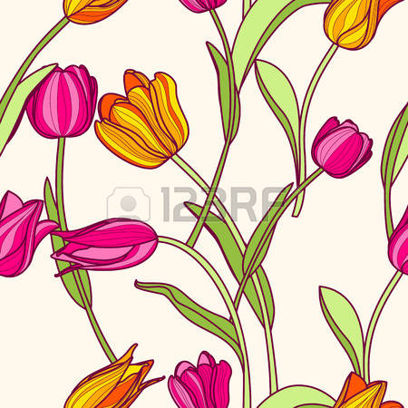 450x450 Tulip Clipart Colorful Background