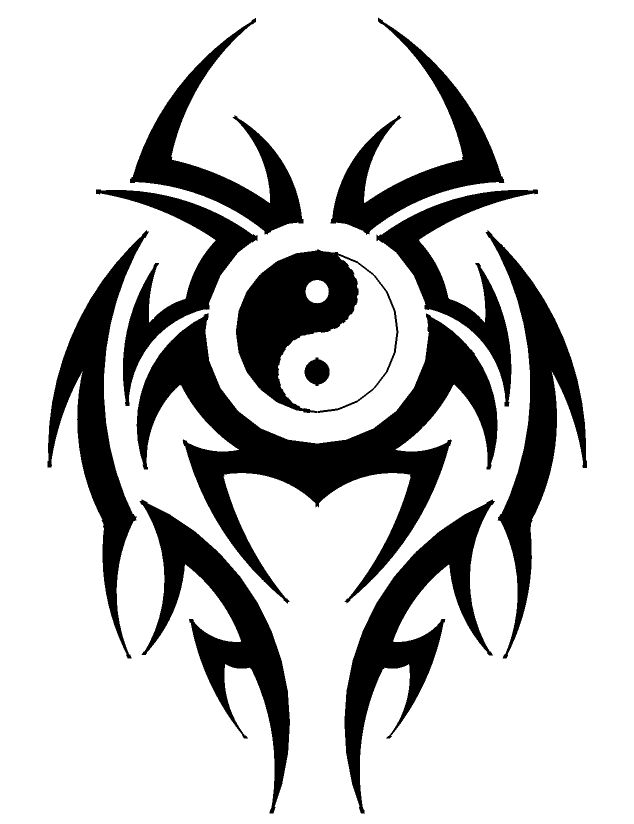 Yin Yang Coloring Pages | Free download on ClipArtMag